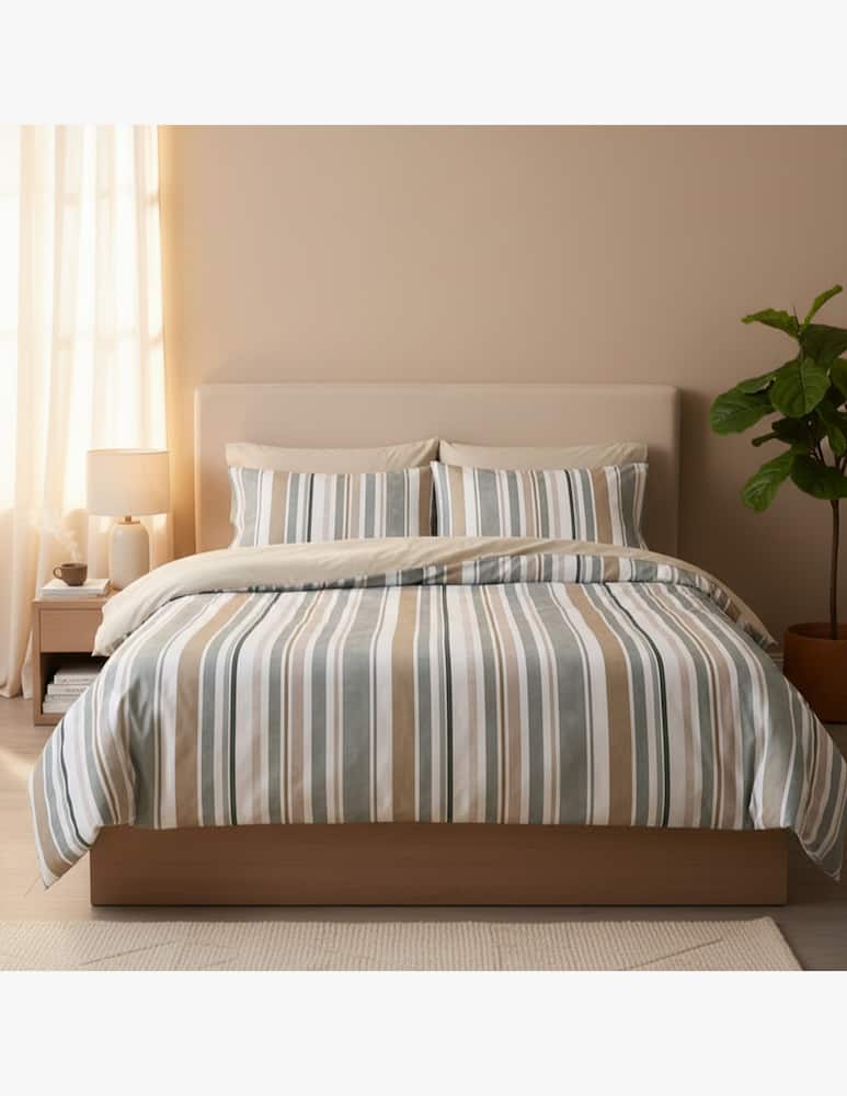 rinascente Bellora Parure Copripiumino Stripes Garden