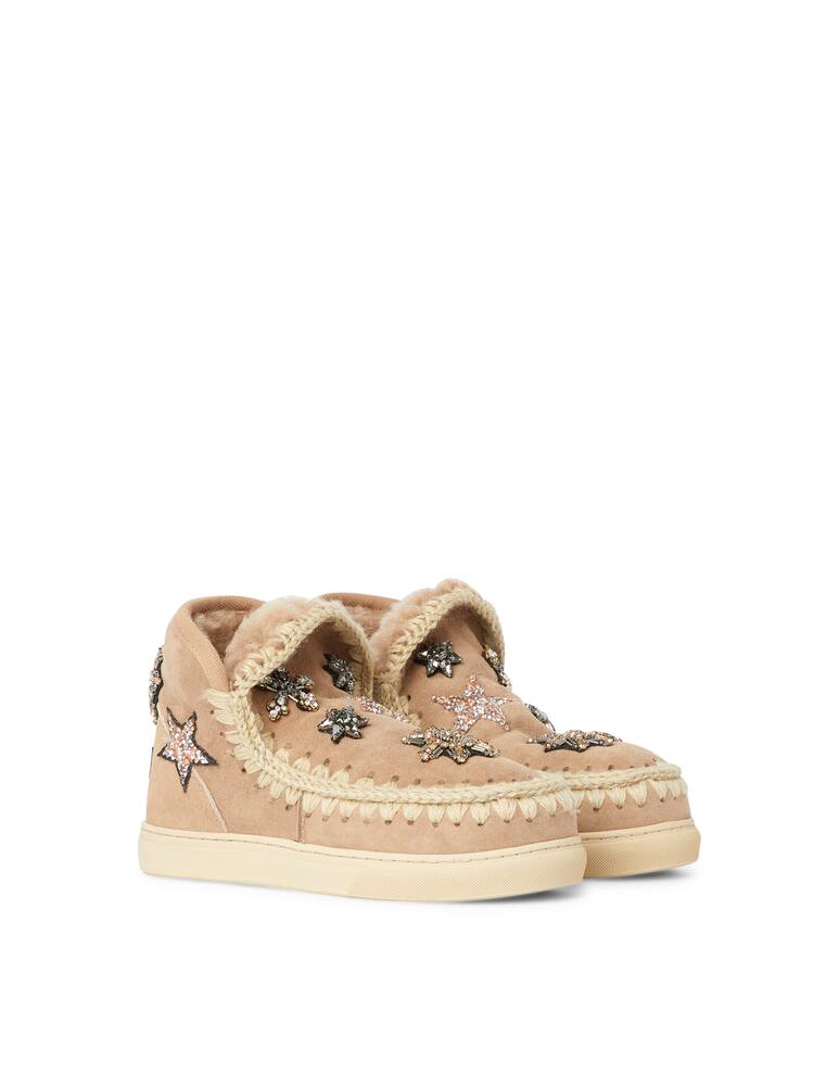 rinascente Mou Eskimo sneakers star patches ankle boots