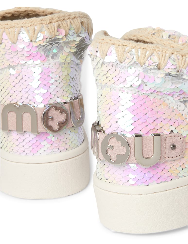 rinascente Mou Stivaletti sneaker summer Eskimo con paillettes