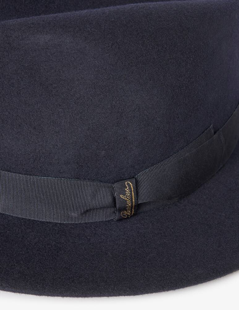 rinascente Borsalino Cappello feltro tesa media cinta cannete