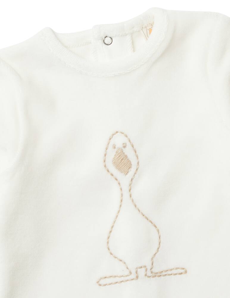 rinascente Filobio Baby onesie with embroidery