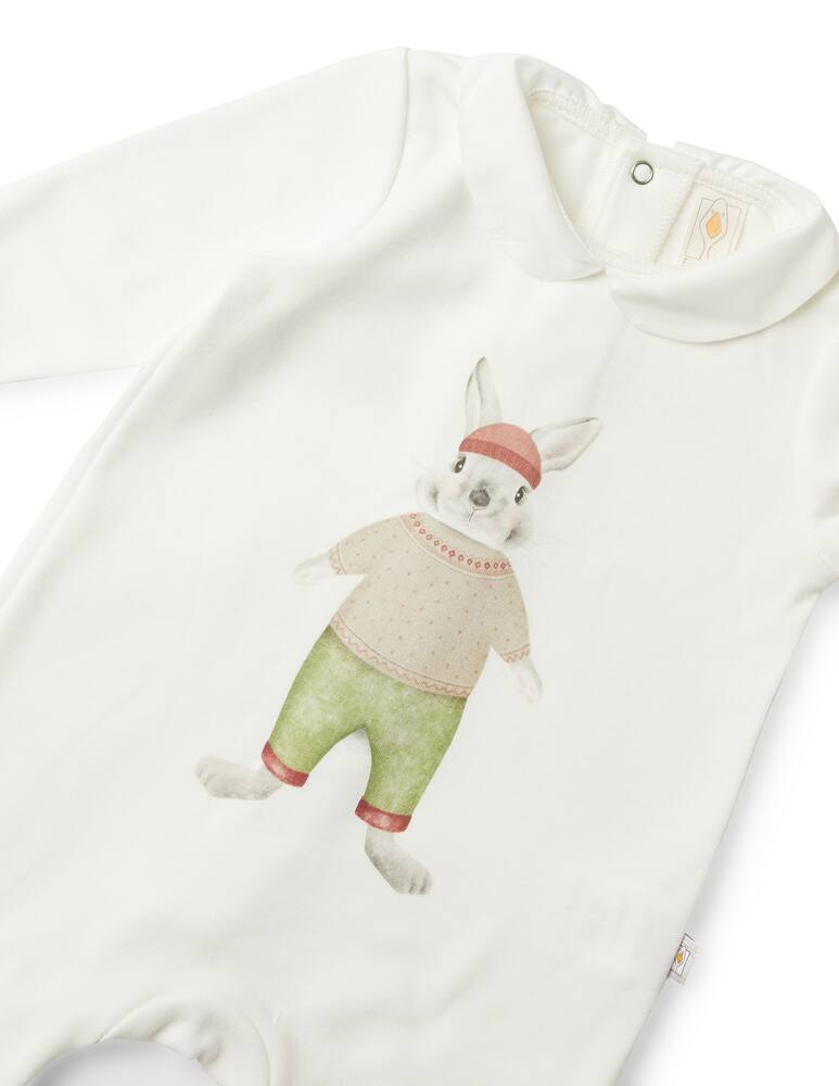 rinascente Filobio Tutina neonato con colletto e ricamo