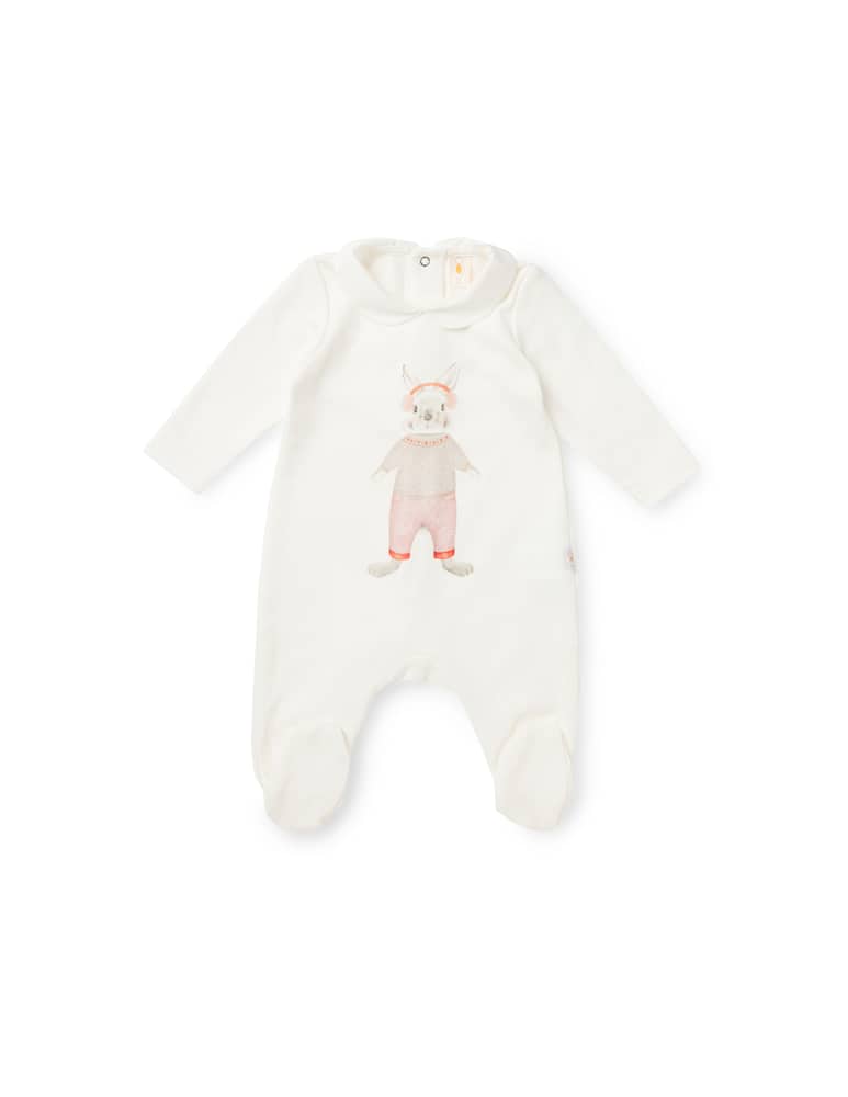 Filobio Baby onesie with collar and embroidery - picture 1 Filobio Baby onesie with collar and embroidery - picture 1