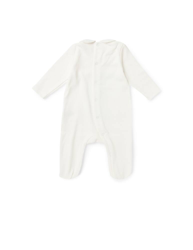 rinascente Filobio Baby onesie with collar and embroidery