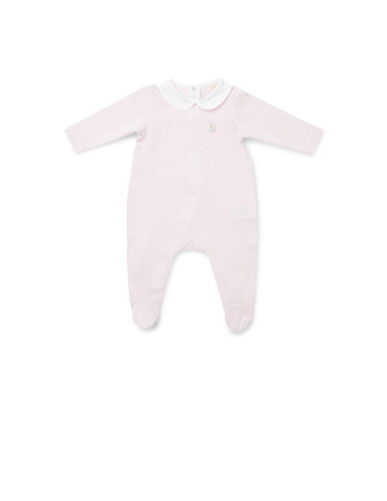 Filobio Tutina con colletto e taschino - Rosa - immagine 1
