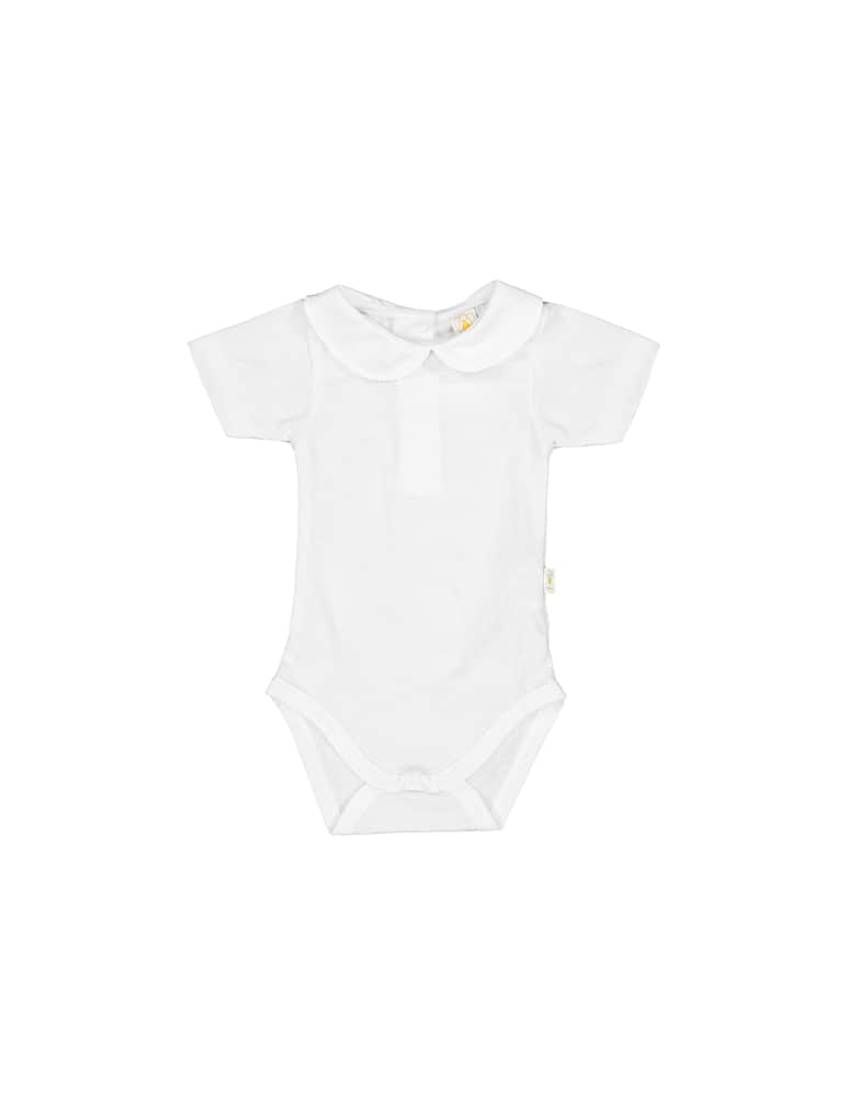 Filobio Body con colletto tondo - Bianco - immagine 1 Filobio Body con colletto tondo - Bianco - immagine 1