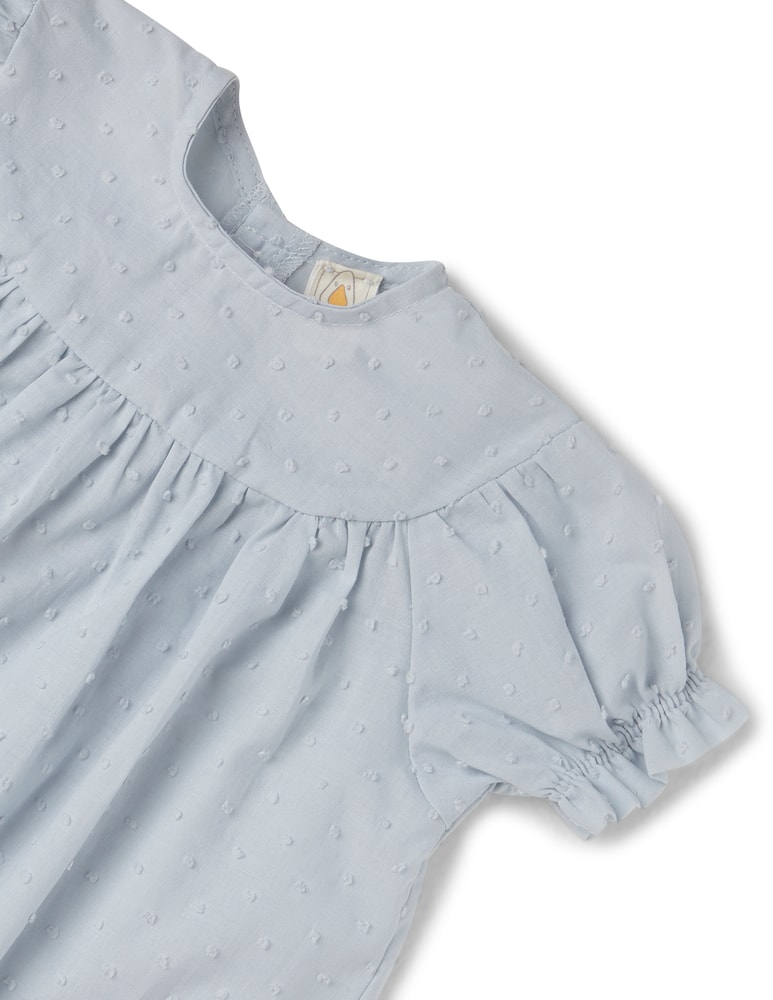 rinascente Filobio Plumentis cotton dress - Azzurro