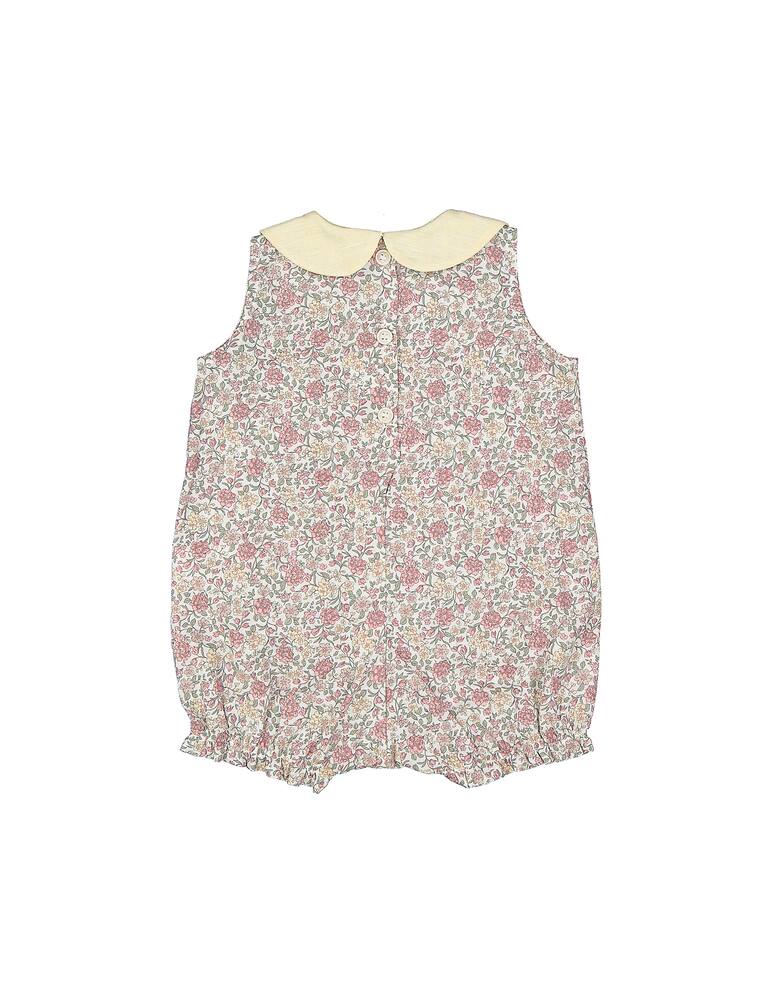 rinascente Filobio Cotton neckline romper - Rosa