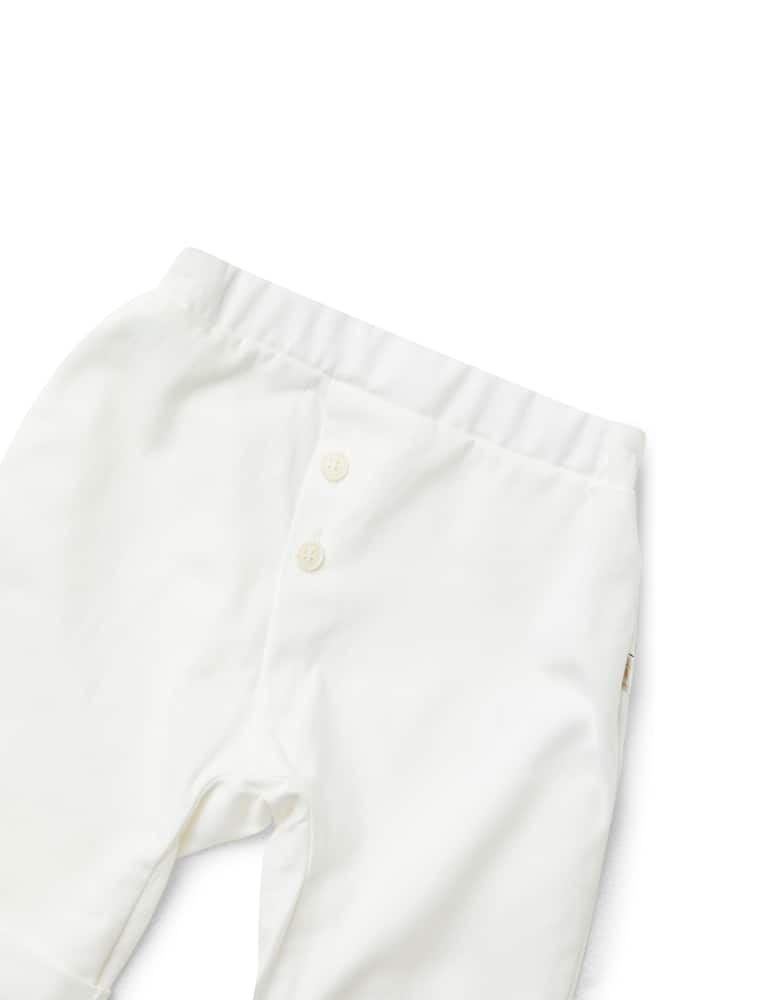 rinascente Filobio Cotton capri short pants - Bianco