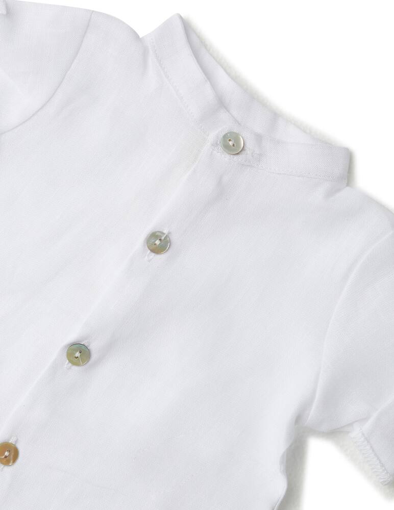 rinascente Filobio Line korean shirt - Bianco