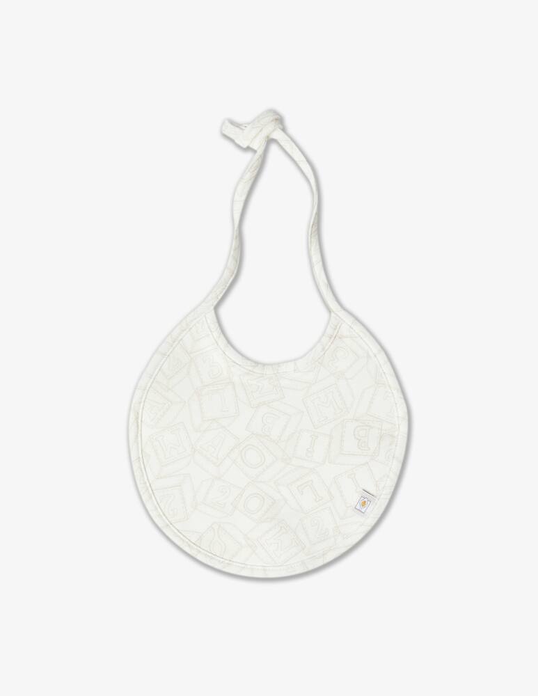 rinascente Filobio Bavaglio in cotone dadi - Bianco