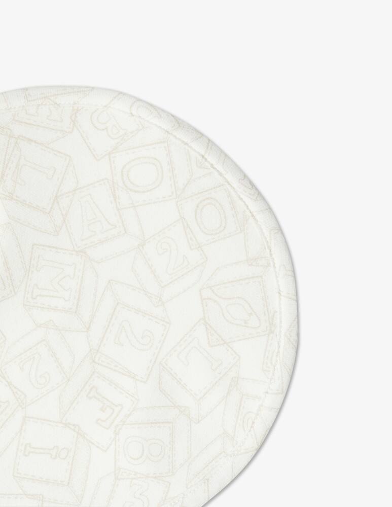 rinascente Filobio Bavaglio in cotone dadi - Bianco