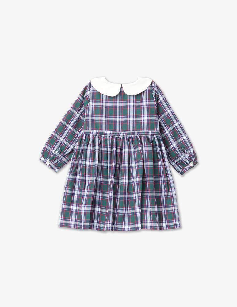 rinascente Filobio Vestito in tartan e tulle Elena j - Bianco
