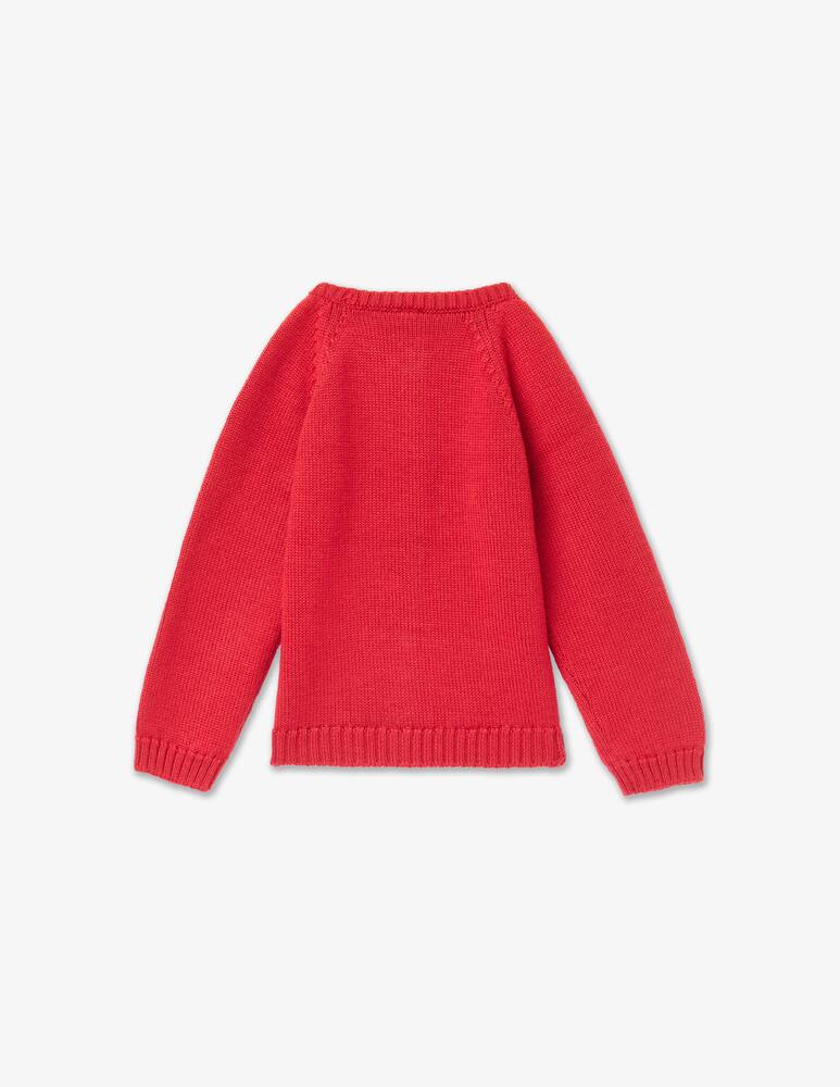 rinascente Filobio Cardigan girocollo tommy - Rosso