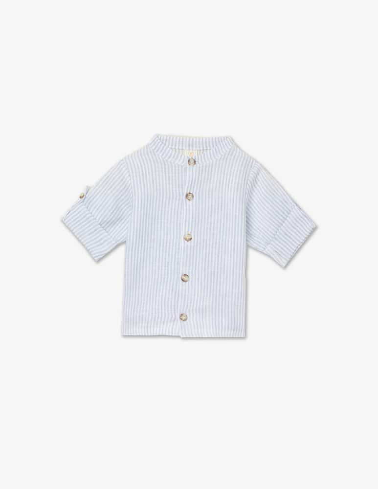 rinascente Filobio Camicia alla coreana in lino Teo