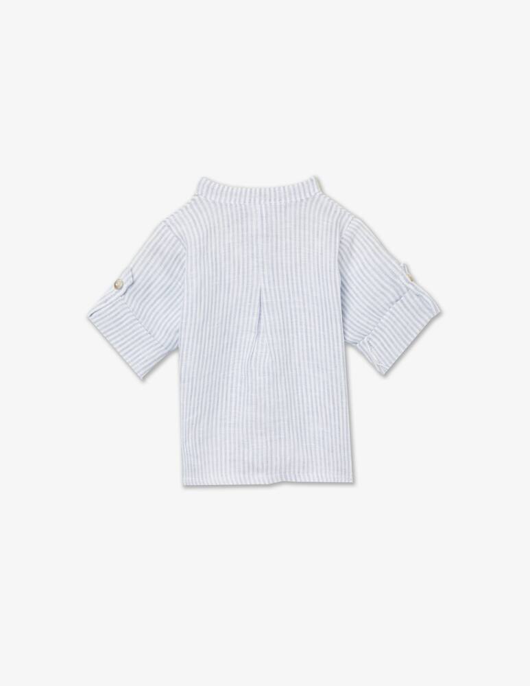 rinascente Filobio Camicia alla coreana in lino Teo