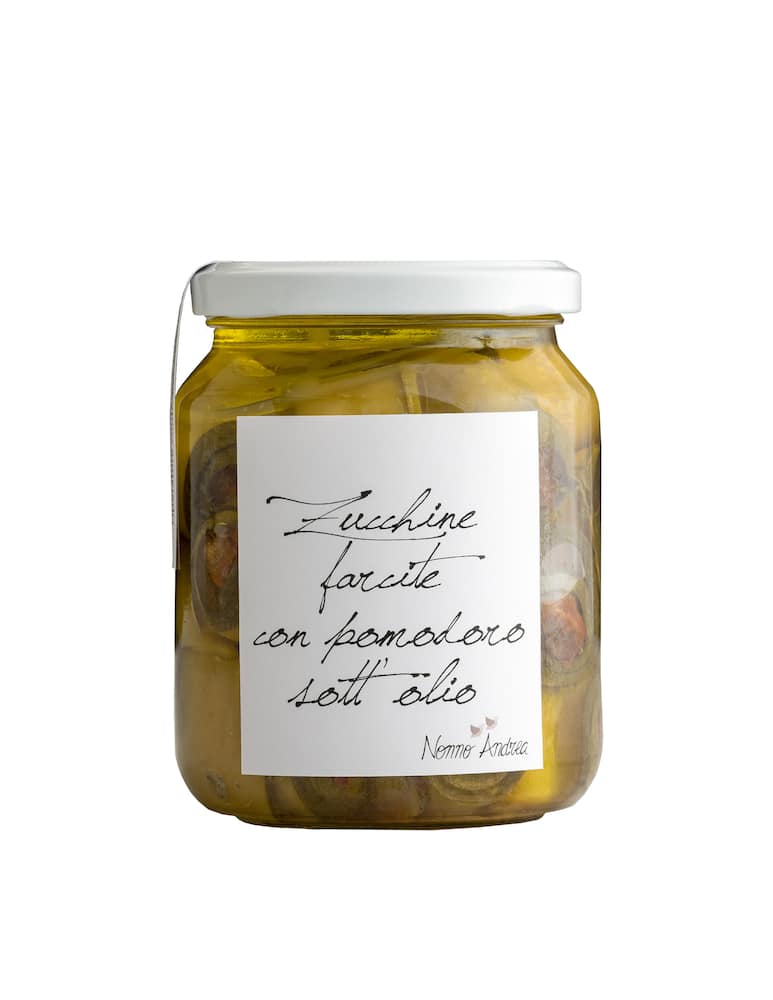 rinascente Nonno Andrea Biological stuffed courgettes with tomato in oil
