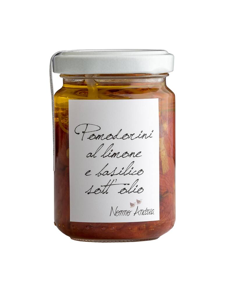 rinascente Nonno Andrea Little tomatoes with lemon and basil in oil