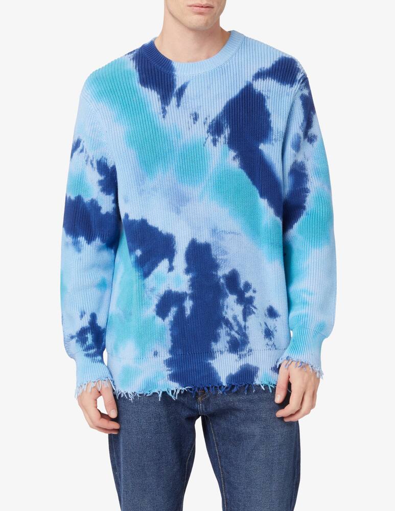 rinascente Mauna Kea Tie dye roundneck sweater - Blue