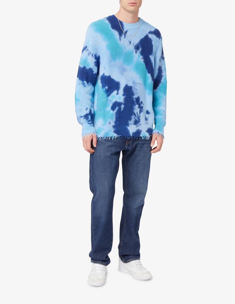 rinascente Mauna Kea Tie dye roundneck sweater - Blue