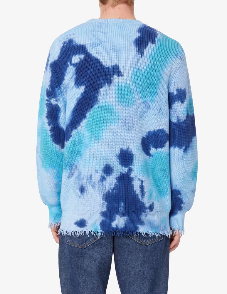 rinascente Mauna Kea Tie dye roundneck sweater - Blue