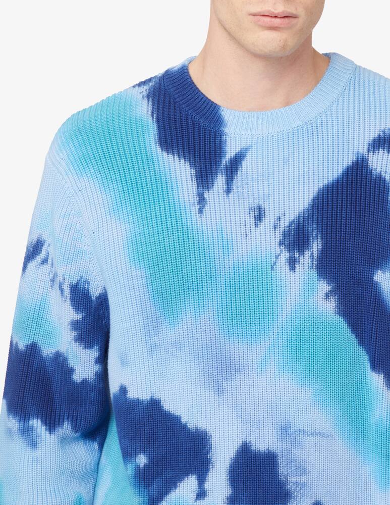 rinascente Mauna Kea Tie dye roundneck sweater - Blue