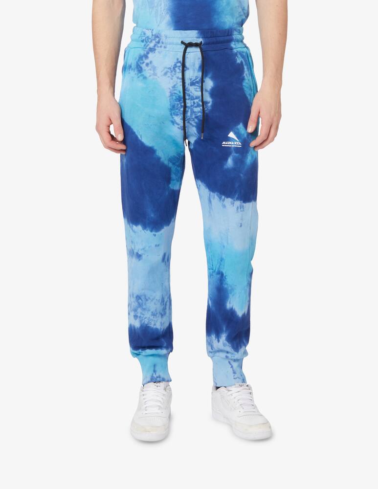rinascente Mauna Kea Pantalone jogger tie dye slim fit - Blu