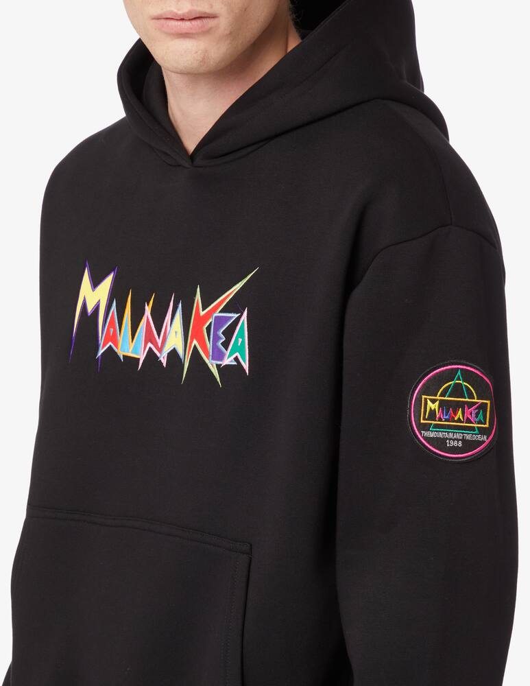 rinascente Mauna Kea Macro logo macro hoodie - Black