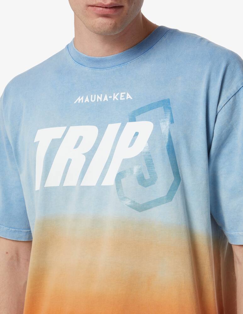 rinascente Mauna Kea Regular fit degrade t-shirt - Light blue