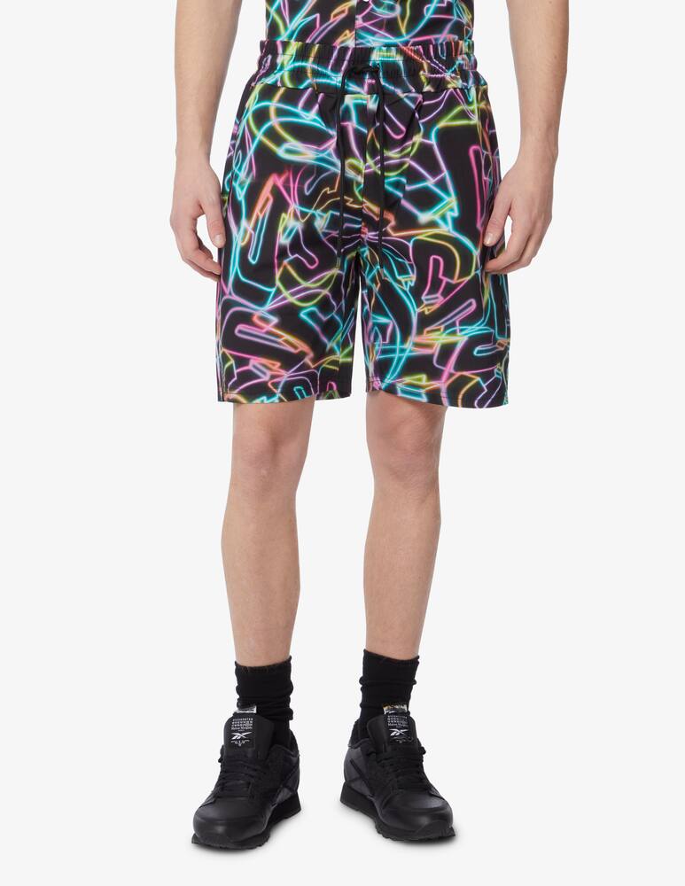 rinascente Mauna Kea Neon triple j all over short pants - Black