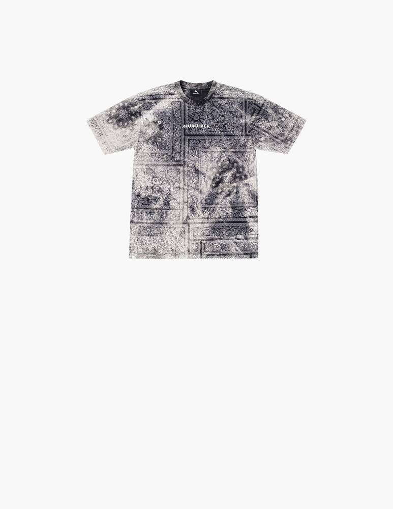 rinascente Mauna Kea Bandana print Stone washed t-shirt
