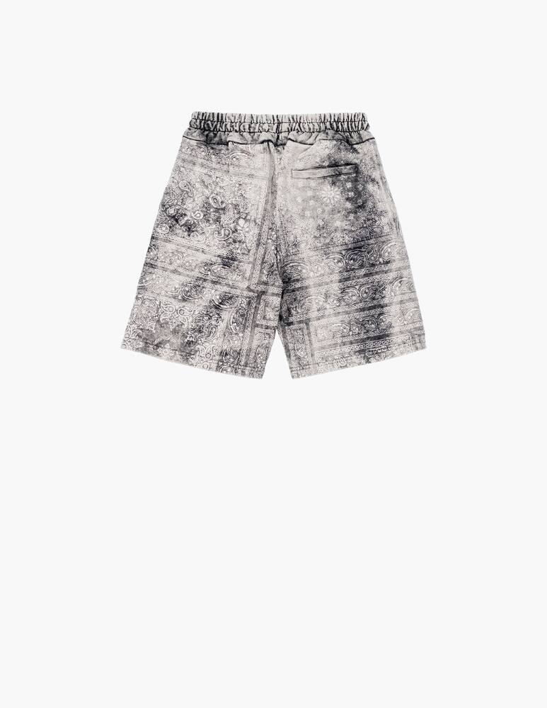 rinascente Mauna Kea Bandana print Stone washed bermuda