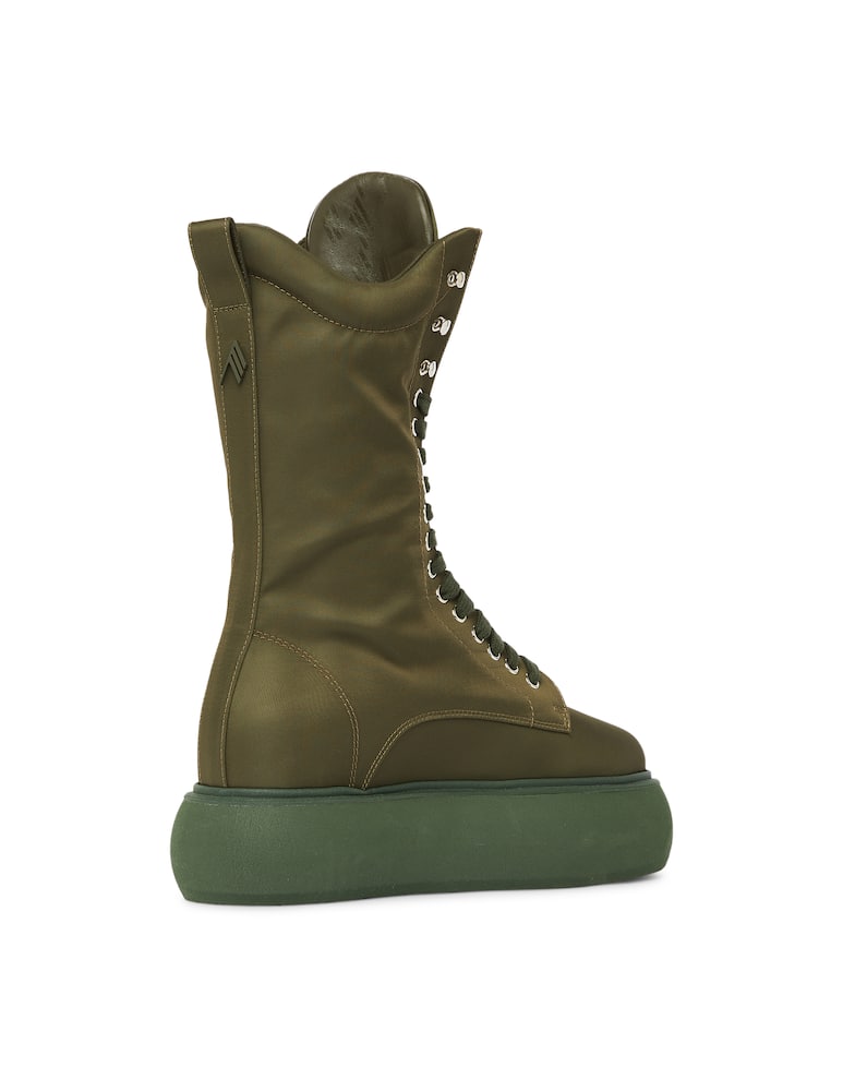 The Attico Anfibio Selene con flatform - oliva - immagine 4 The Attico Anfibio Selene con flatform - oliva - immagine 4