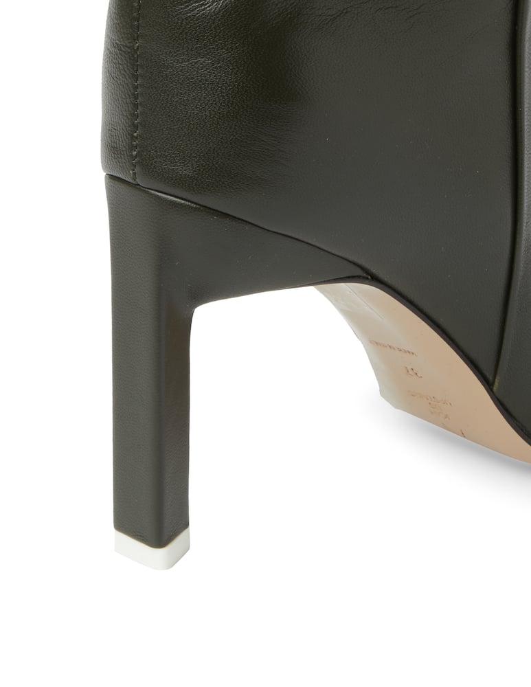 rinascente The Attico Stivali in pelle con tacco Vitto - nero