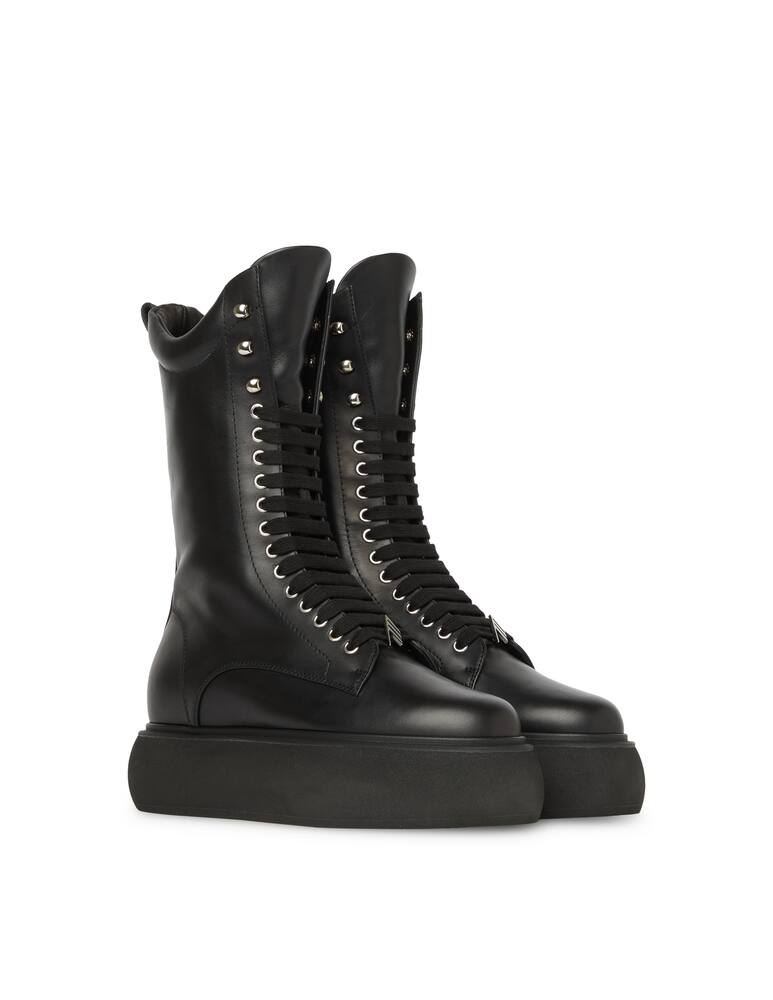 The Attico Anfibio Selene con flatform - nero - immagine 3 The Attico Anfibio Selene con flatform - nero - immagine 3