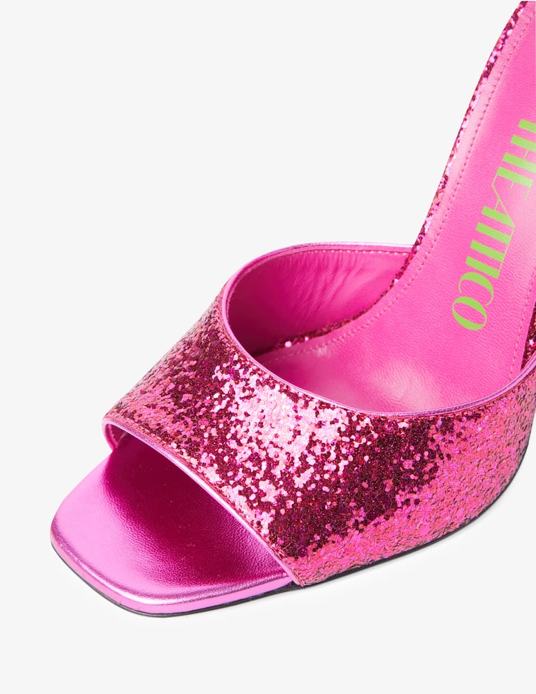 rinascente The Attico Glitter mule sandals