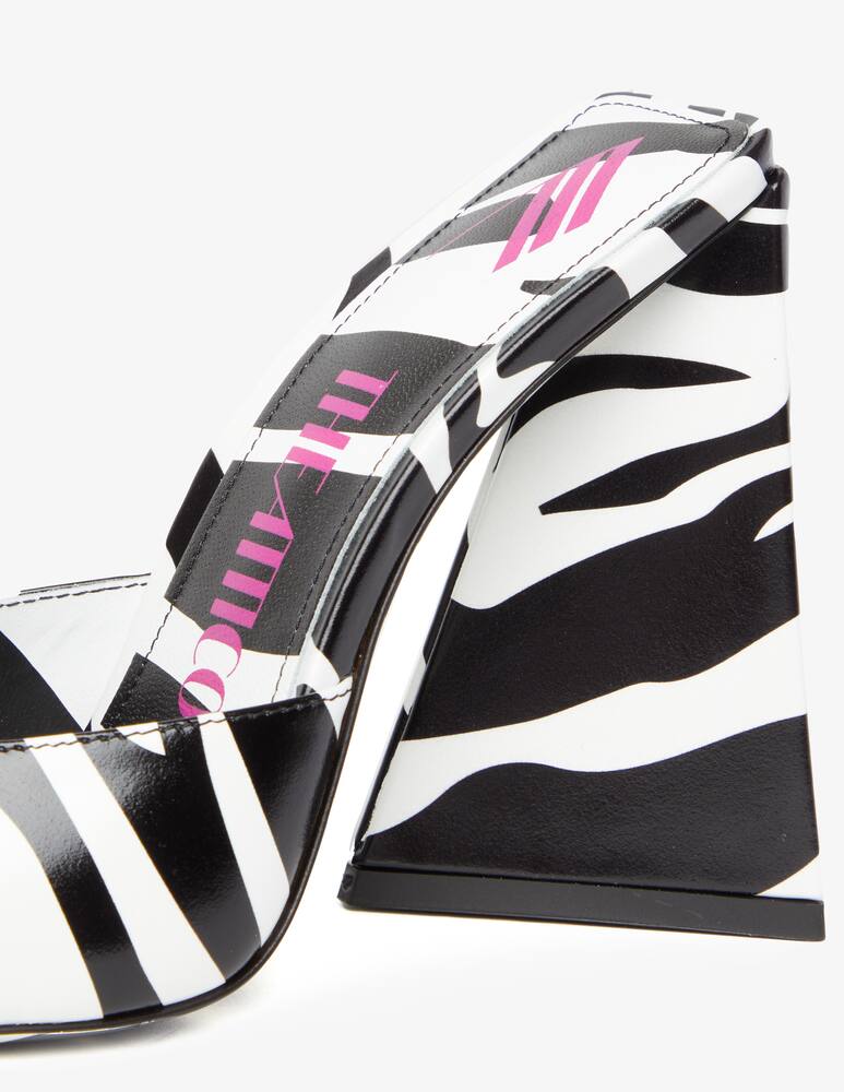 rinascente The Attico Zebra Devon mule