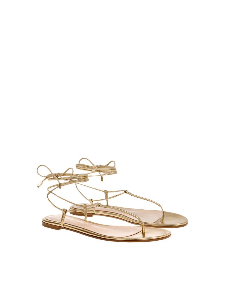 rinascente Gianvito Rossi Sandali bassi in nappa Gwyneth