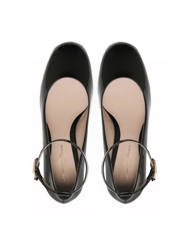 rinascente Gianvito Rossi Decolletè in pelle verniciata Ribbon