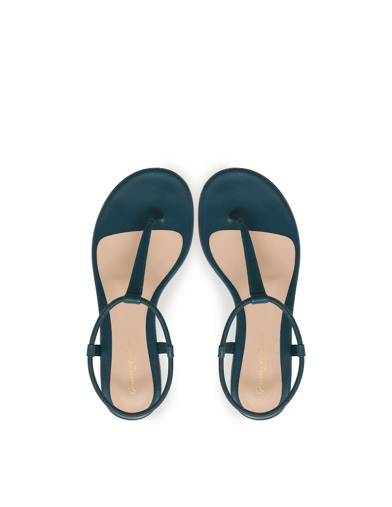 rinascente Gianvito Rossi Jaey flat sandals - teal