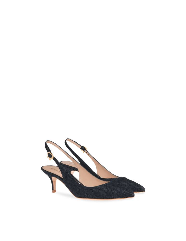 rinascente Gianvito Rossi Ribbon sling pumps