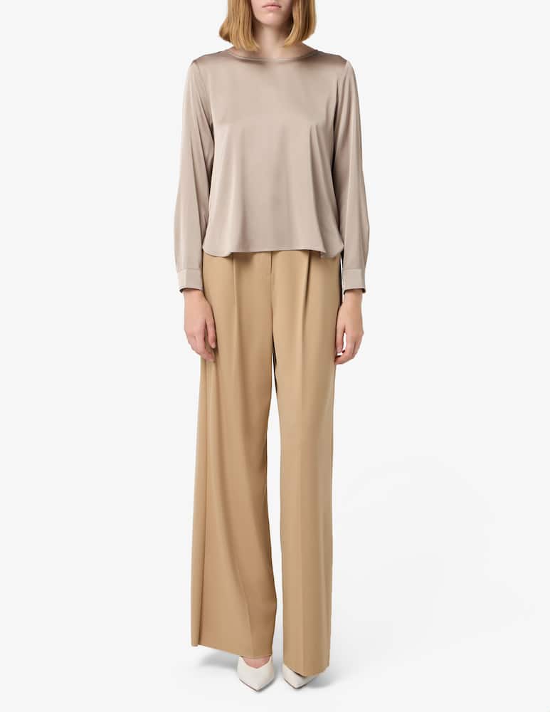 rinascente EMME Pleated palazzo trousers