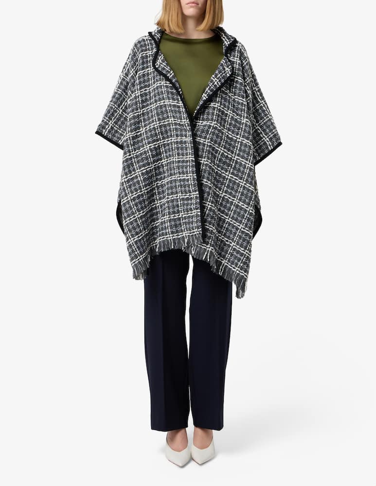 rinascente EMME Guelfo check poncho