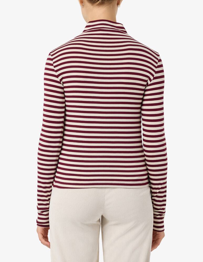 rinascente EMME Striped jersey turtleneck