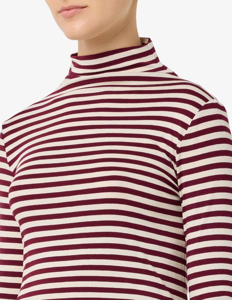 rinascente EMME Striped jersey turtleneck