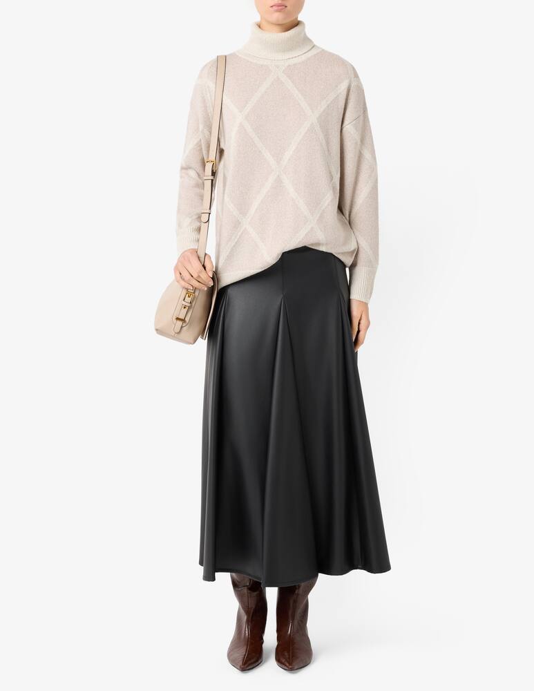 rinascente EMME Argyle turtleneck jumper