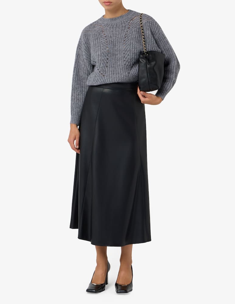EMME Maglia cropped in alpaca Milord - immagine 2