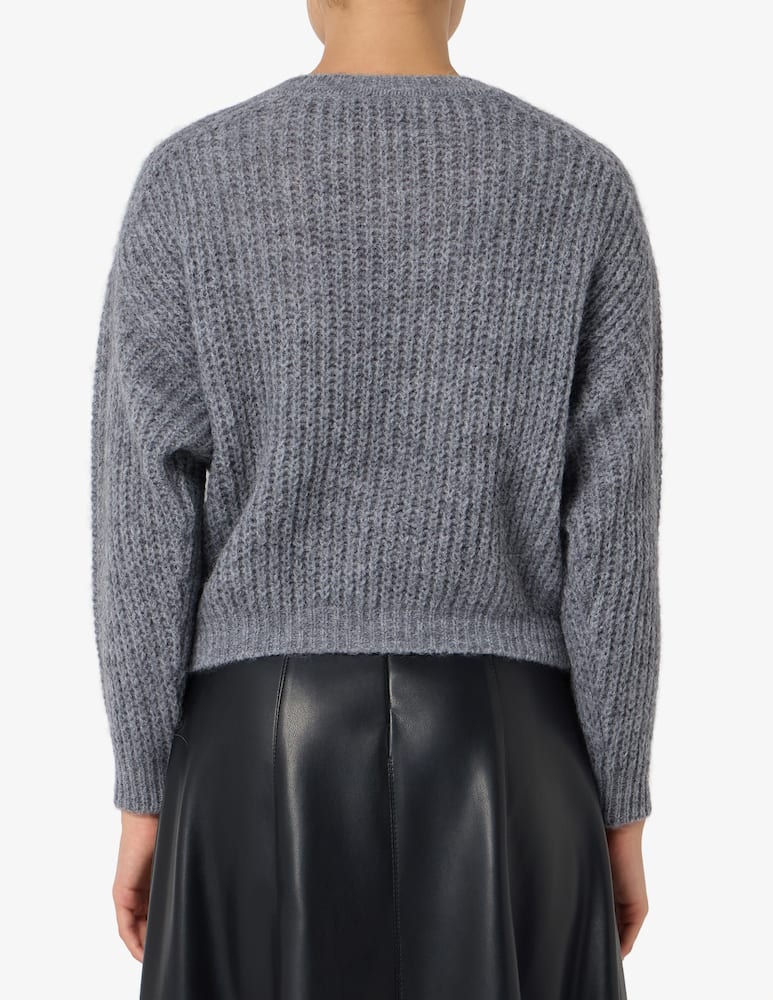 EMME Maglia cropped in alpaca Milord - immagine 3