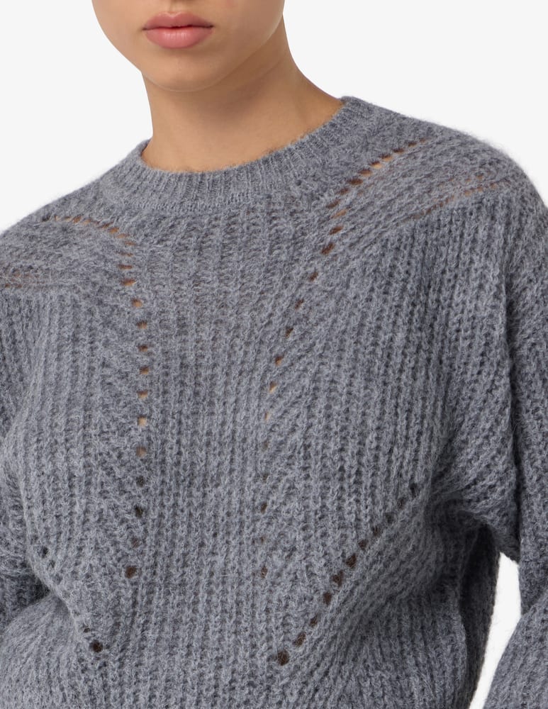 EMME Maglia cropped in alpaca Milord - immagine 4