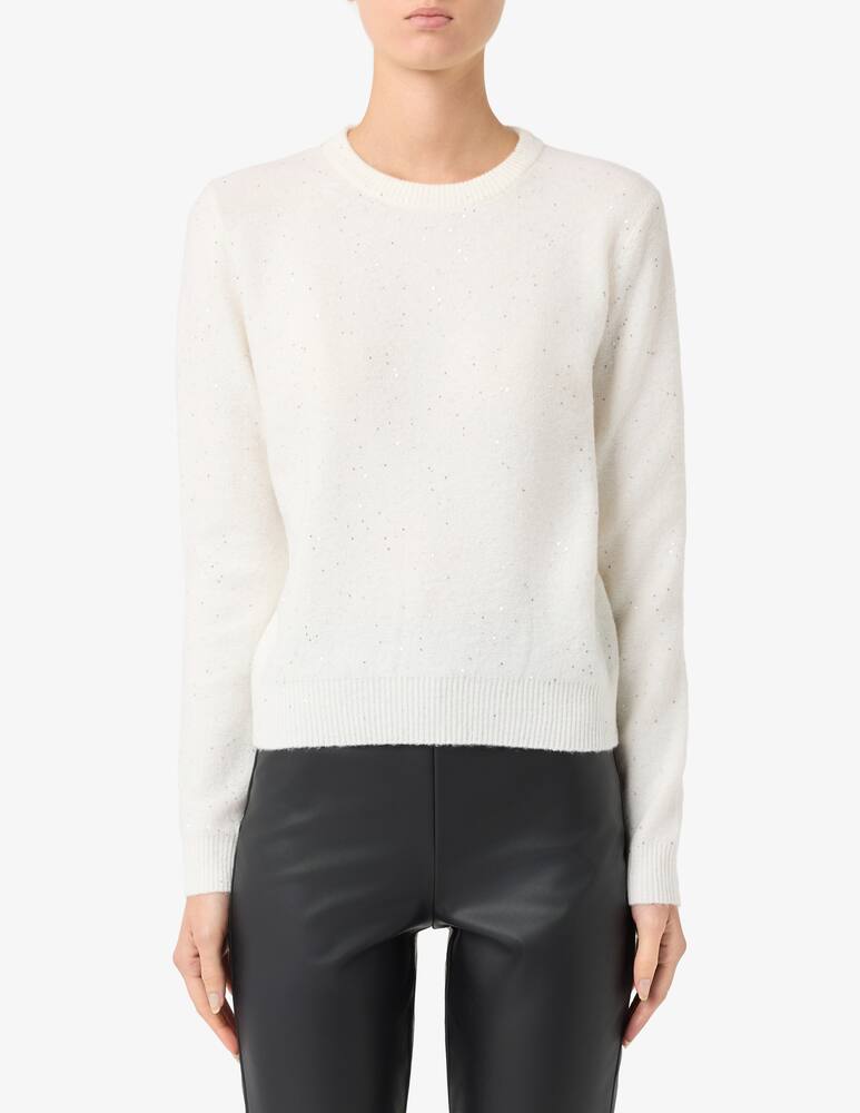 EMME Ruth fluffy paillettes jumper - picture 1 EMME Ruth fluffy paillettes jumper - picture 1